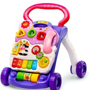 VTech Sit-to-Stand Learning Walker (Frustration Free Packaging), Lavender